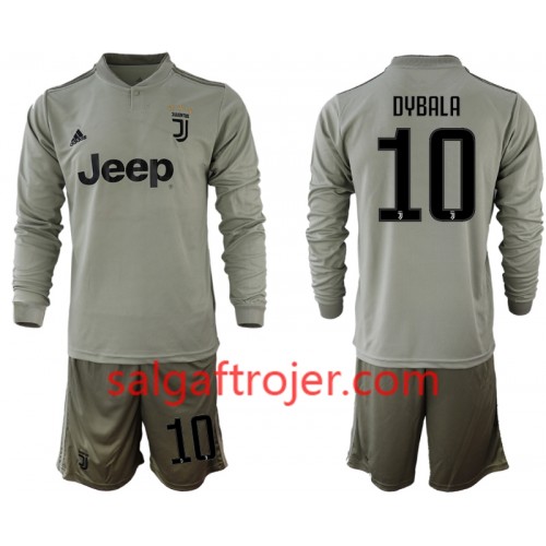 Juventus Fodboldtrøjer DYBALA 10 Børn Udebanesæt 2018/19 Langærmet Juventus Fodboldtrøjer DYBALA 10 Børn Udebanesæt 2018/19 Langærmet